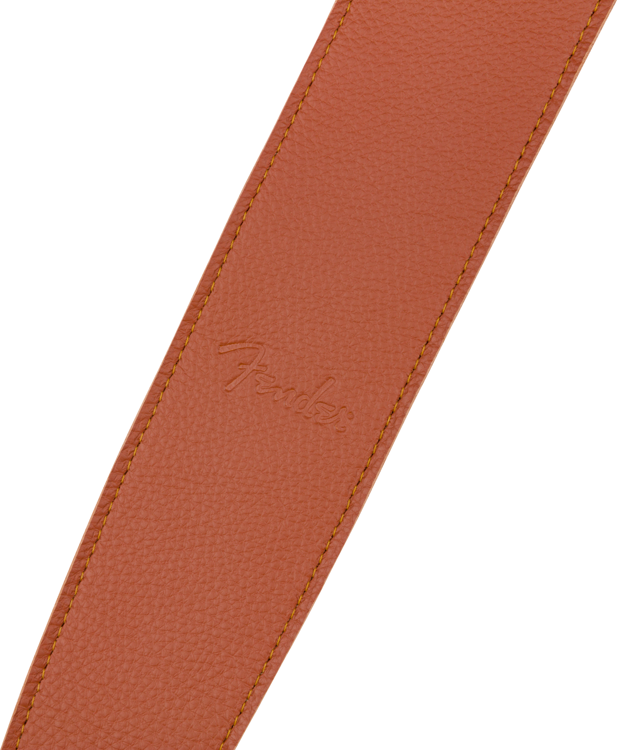 Fender Limited Leather Strap, Tangerine - CBN Music Warehouse