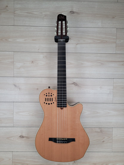 Godin MultiAc Grand Concert SA, Nylon String Acoustic-Electric Guitar - Natural - CBN Music Warehouse