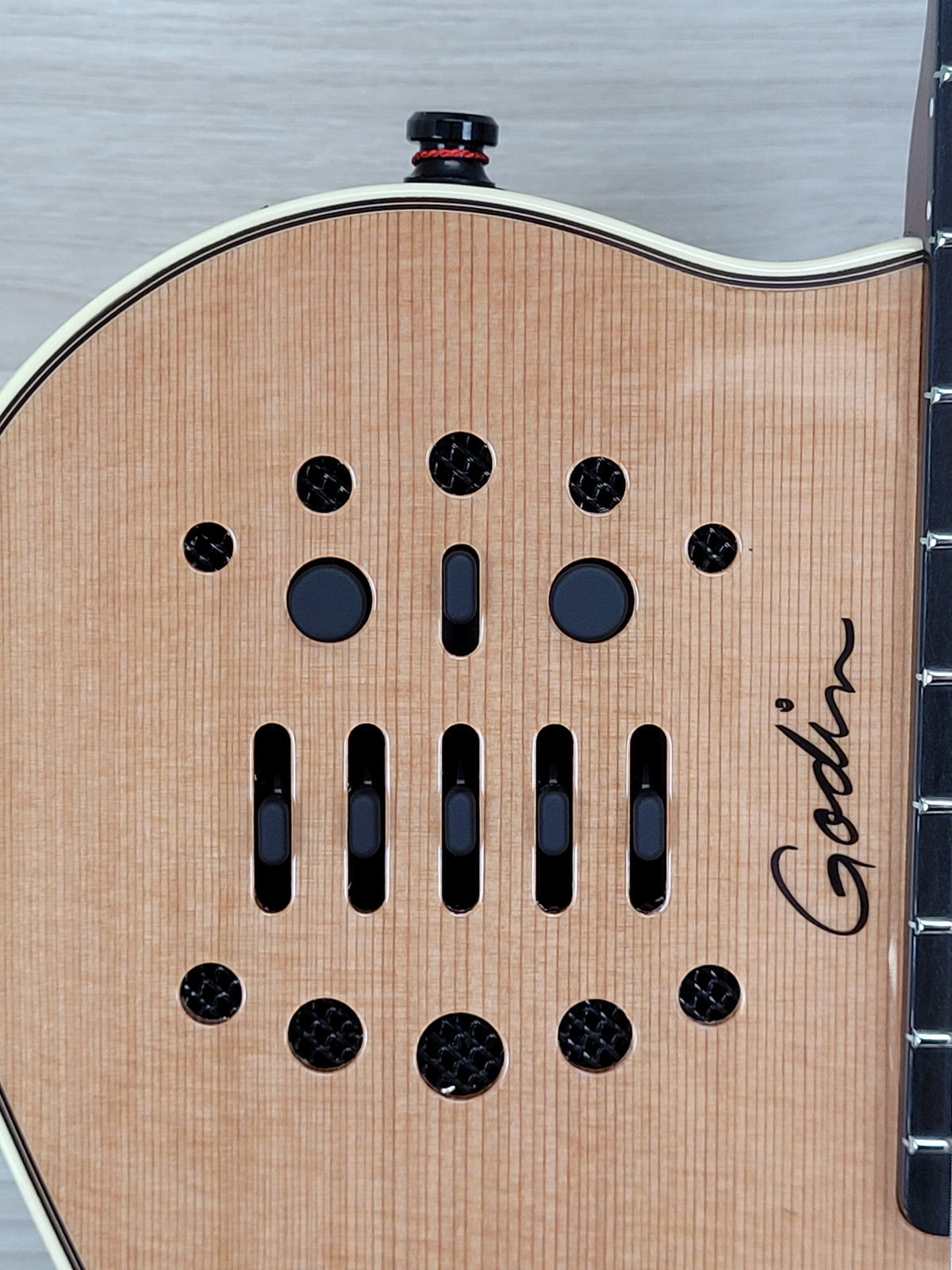 Godin MultiAc Grand Concert SA, Nylon String Acoustic-Electric Guitar - Natural - CBN Music Warehouse