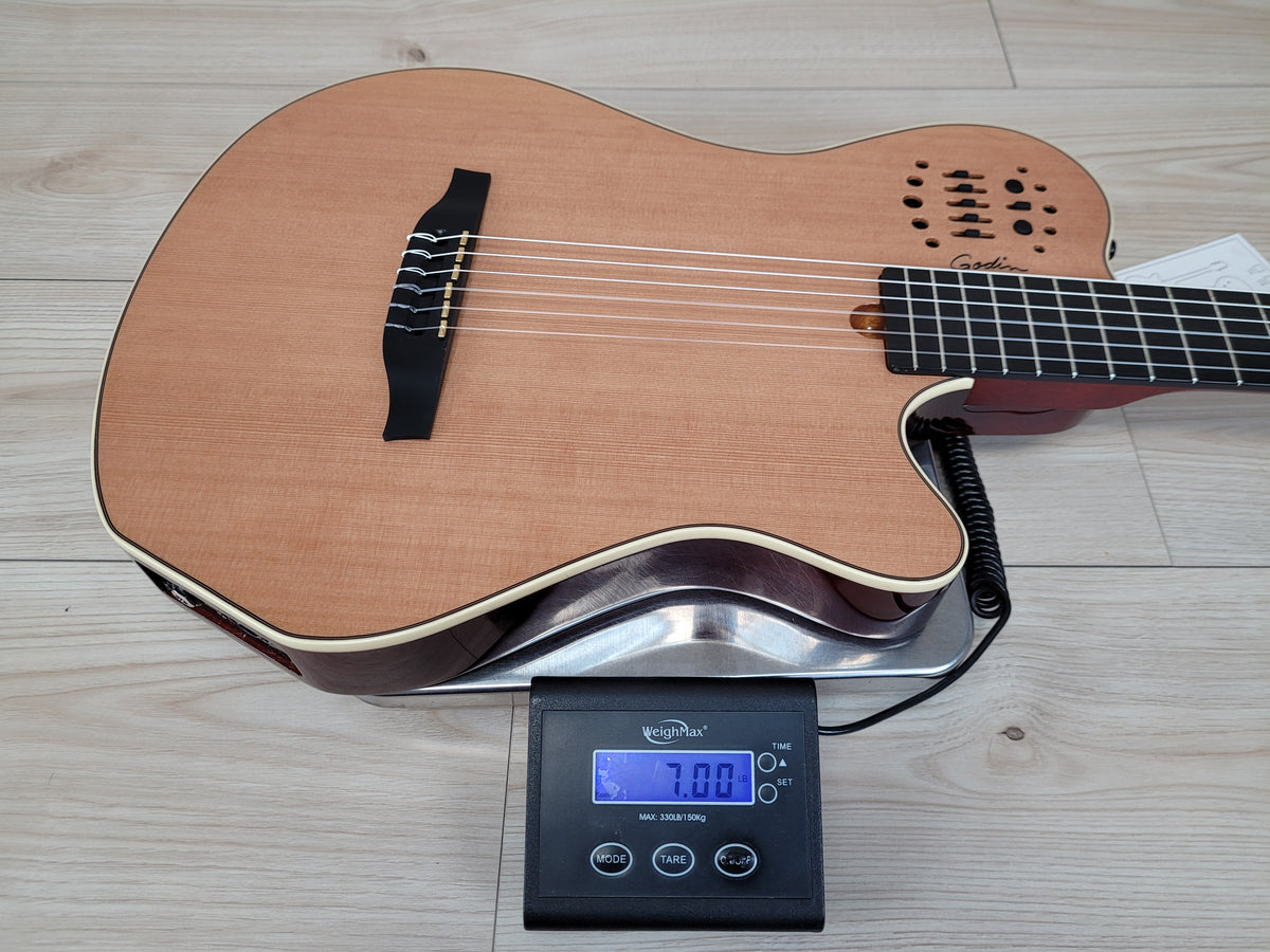 Godin MultiAc Grand Concert SA, Nylon String Acoustic-Electric Guitar - Natural - CBN Music Warehouse