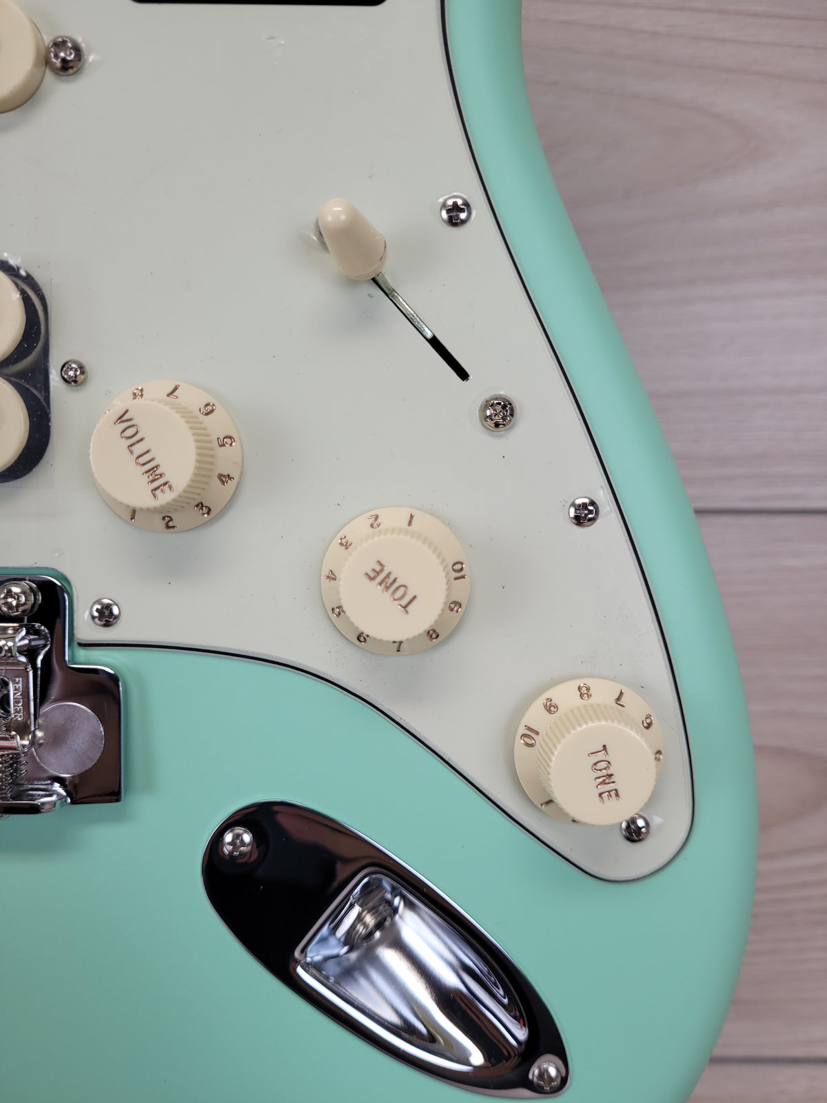 Fender American Performer Stratocaster® HSS Electric Guitar - Satin Surf Green