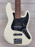 Fender Deluxe Active Jazz Bass - Olympic White - CBN Music Warehouse