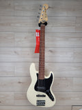 Fender Deluxe Active Jazz Bass - Olympic White - CBN Music Warehouse