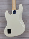 Fender Deluxe Active Jazz Bass - Olympic White - CBN Music Warehouse