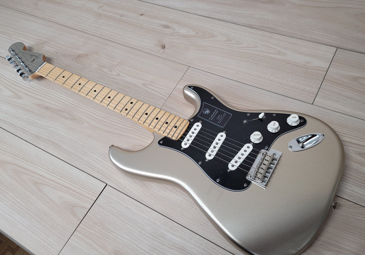 Fender 75th Anniversary Stratocaster®, limited-edition electric guitar, Diamond - CBN Music Warehouse