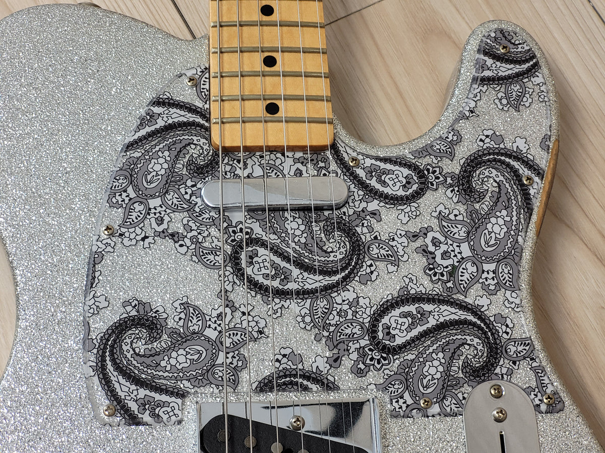 Fender Brad Paisley Road Worn Telecaster - Silver Sparkle - CBN Music Warehouse