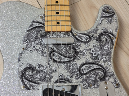 Fender Brad Paisley Road Worn Telecaster - Silver Sparkle - CBN Music Warehouse