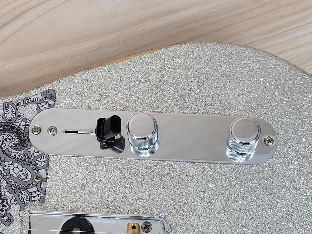 Fender Brad Paisley Road Worn Telecaster - Silver Sparkle - CBN Music Warehouse