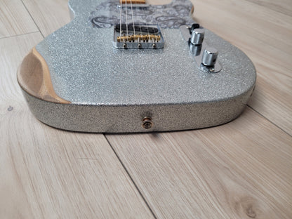 Fender Brad Paisley Road Worn Telecaster - Silver Sparkle - CBN Music Warehouse