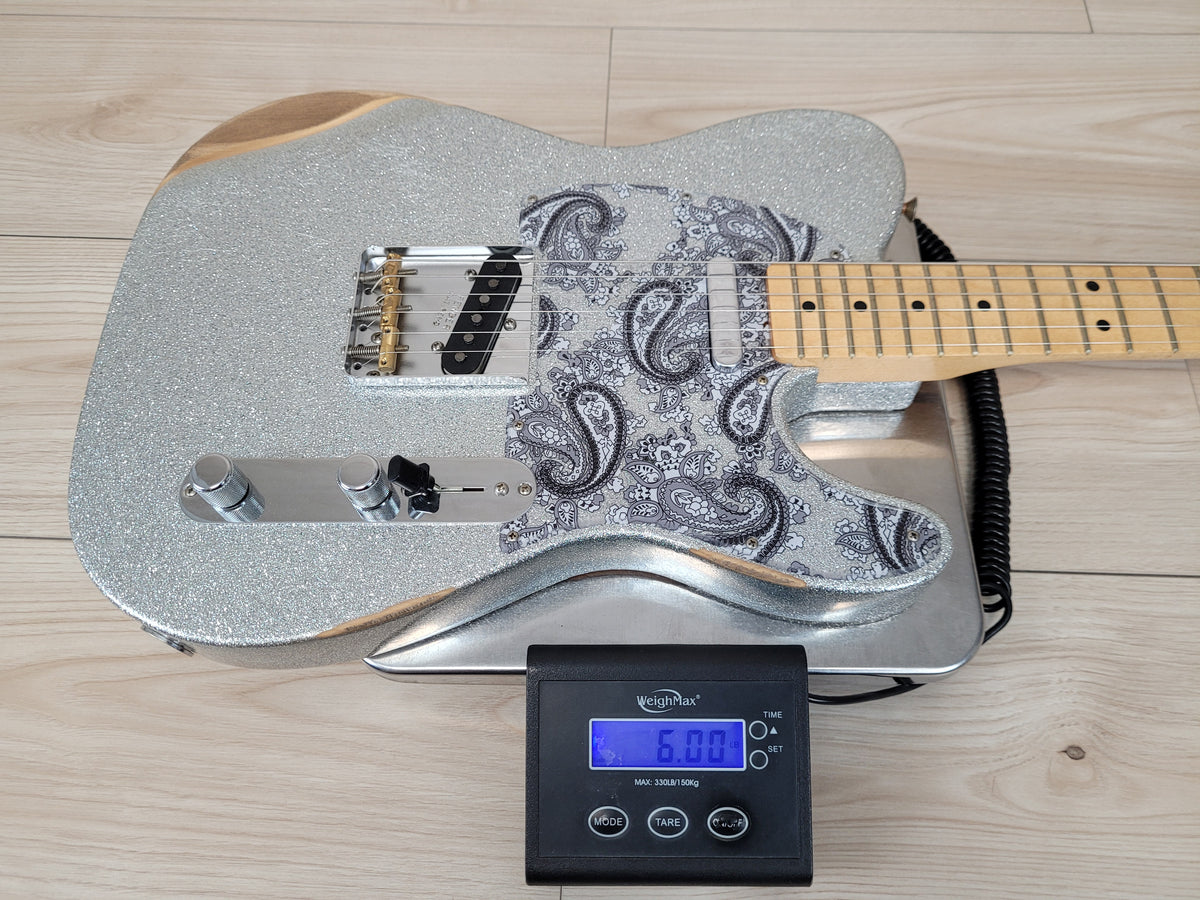 Fender Brad Paisley Road Worn Telecaster - Silver Sparkle - CBN Music Warehouse