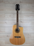 EKO Next Series Dreadnought Cutaway Acoustic Electric Guitar - Natural - CBN Music Warehouse