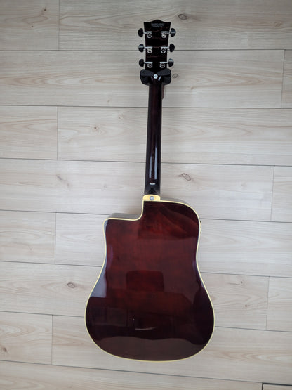 EKO Next Series Dreadnought Cutaway Acoustic Electric Guitar - Natural - CBN Music Warehouse