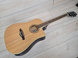 EKO Next Series Dreadnought Cutaway Acoustic Electric Guitar - Natural - CBN Music Warehouse