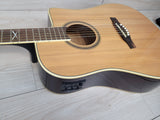 EKO Next Series Dreadnought Cutaway Acoustic Electric Guitar - Natural - CBN Music Warehouse