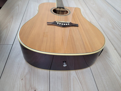 EKO Next Series Dreadnought Cutaway Acoustic Electric Guitar - Natural - CBN Music Warehouse