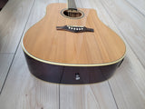 EKO Next Series Dreadnought Cutaway Acoustic Electric Guitar - Natural - CBN Music Warehouse