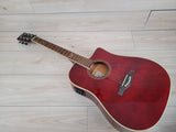Eko NXT Dreadnought Cutaway Acoustic Electric Guitar - Wine Red - CBN Music Warehouse