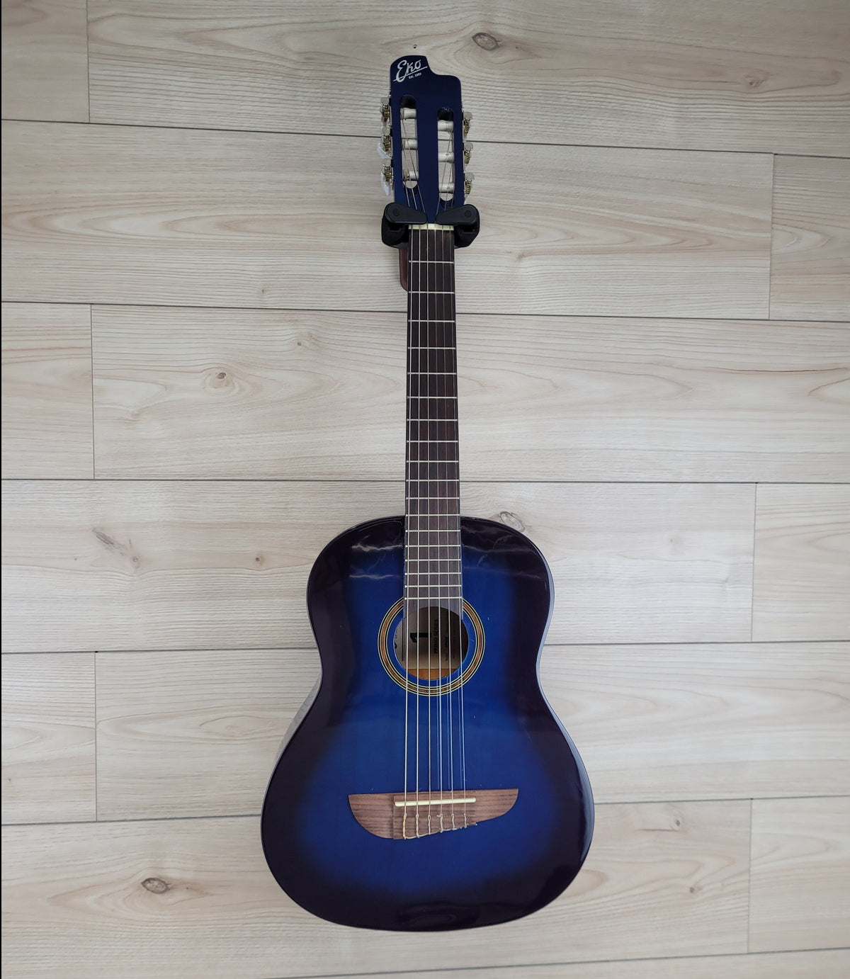 EKO SPARK 1/2 reduced size Classic Guitar - Bluburst - CBN Music Warehouse