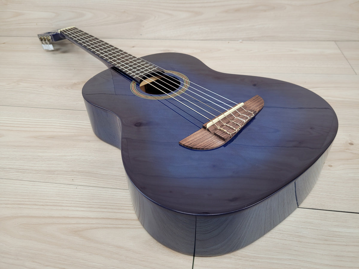 EKO SPARK 1/2 reduced size Classic Guitar - Bluburst - CBN Music Warehouse