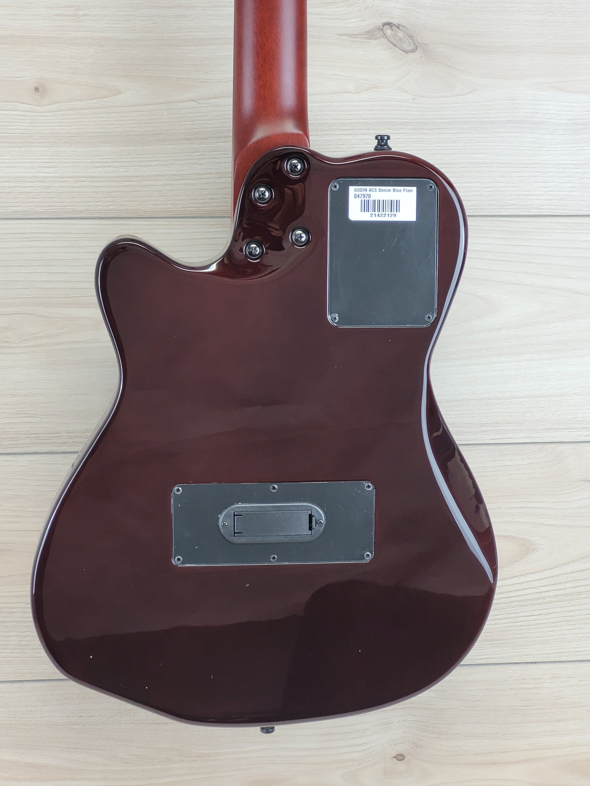 Godin ACS Denim Blue Flame - CBN Music Warehouse