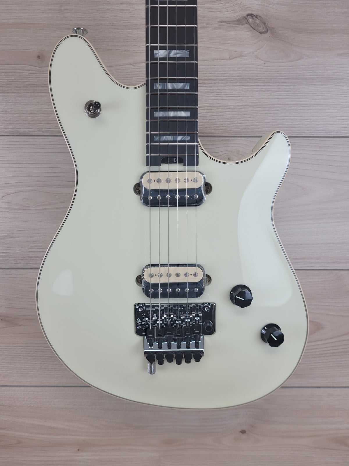 EVH Wolfgang® USA electric Guitar, Ebony Fingerboard, Ivory - CBN Music Warehouse