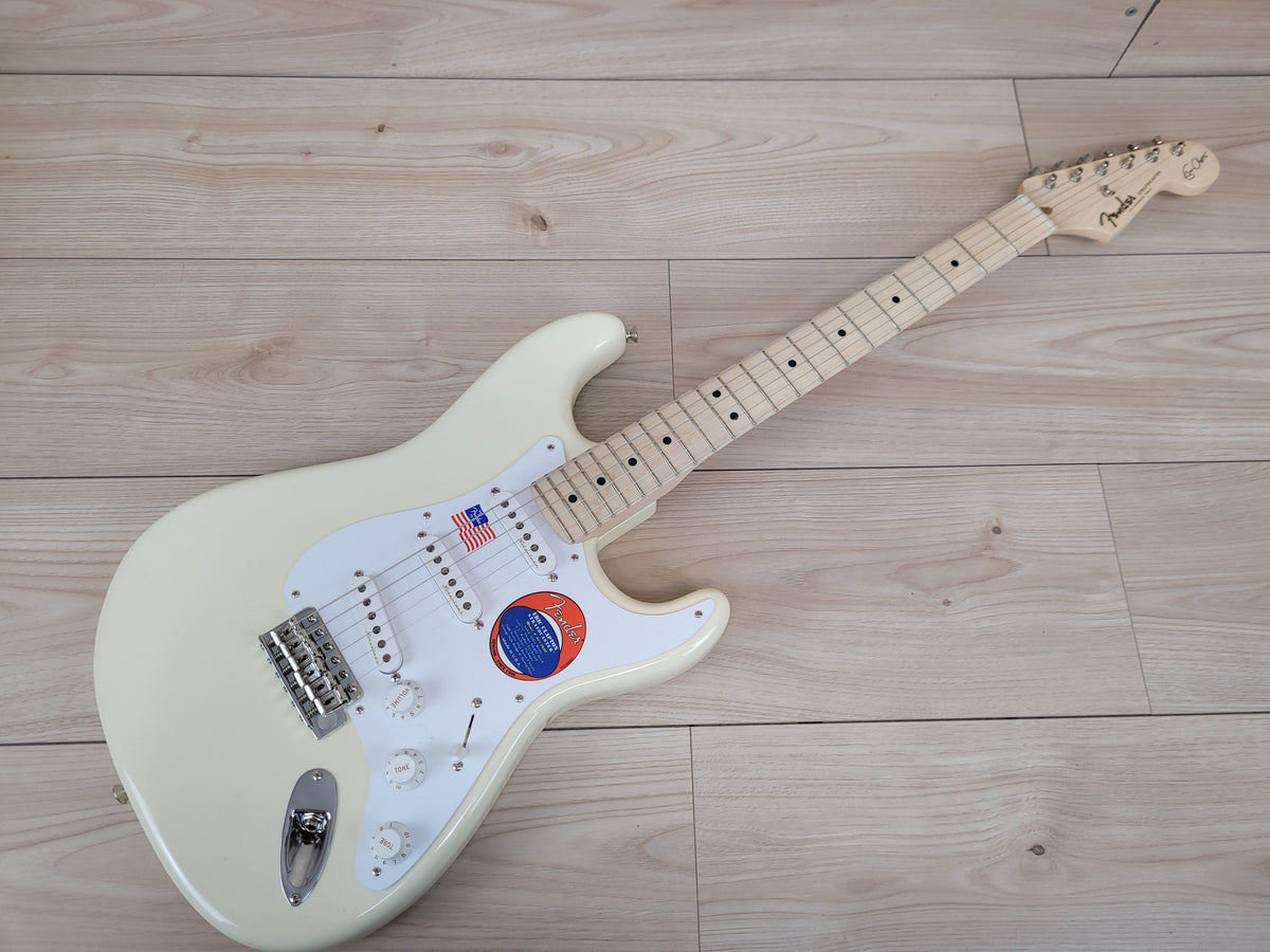 Fender Eric Clapton Stratocaster Electric Guitar - Olympic White with Maple Fingerboard - CBN Music Warehouse