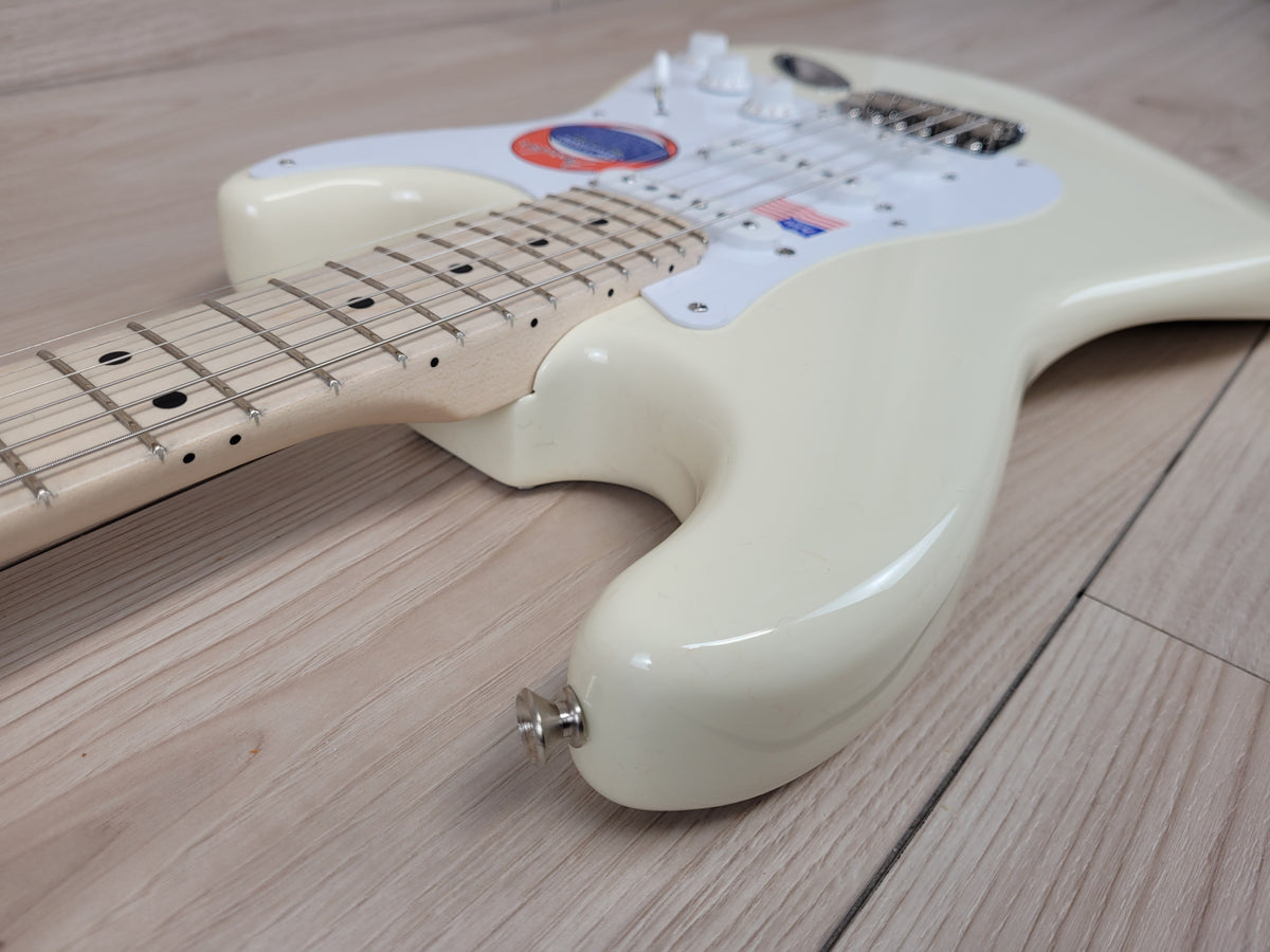 Fender Eric Clapton Stratocaster Electric Guitar - Olympic White with Maple Fingerboard - CBN Music Warehouse