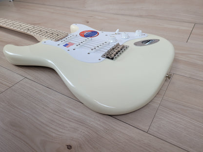 Fender Eric Clapton Stratocaster Electric Guitar - Olympic White with Maple Fingerboard - CBN Music Warehouse