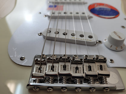 Fender Eric Clapton Stratocaster Electric Guitar - Olympic White with Maple Fingerboard - CBN Music Warehouse