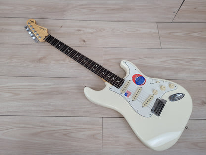 Fender Jeff Beck Signature Stratocaster Electric Guitar , Olympic White - CBN Music Warehouse