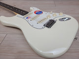 Fender Jeff Beck Signature Stratocaster Electric Guitar , Olympic White - CBN Music Warehouse