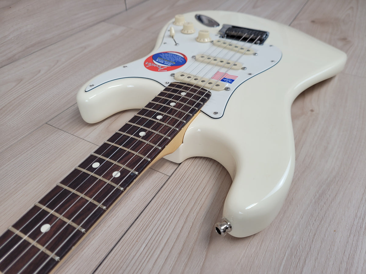 Fender Jeff Beck Signature Stratocaster Electric Guitar , Olympic White - CBN Music Warehouse