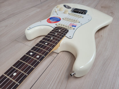 Fender Jeff Beck Signature Stratocaster Electric Guitar , Olympic White - CBN Music Warehouse