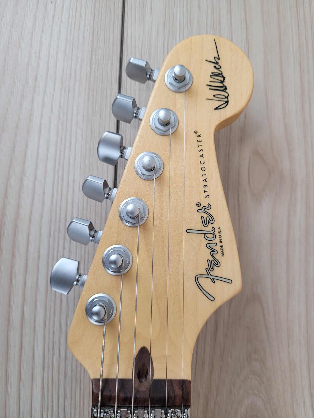 Fender Jeff Beck Signature Stratocaster Electric Guitar , Olympic White - CBN Music Warehouse