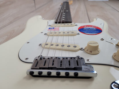 Fender Jeff Beck Signature Stratocaster Electric Guitar , Olympic White - CBN Music Warehouse