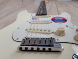 Fender Jeff Beck Signature Stratocaster Electric Guitar , Olympic White - CBN Music Warehouse