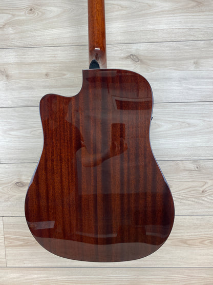 OPEN BOX - Fender CD-60SCE Dreadnought Acoustic-Electric Guitar All Mahogany - CBN Music Warehouse