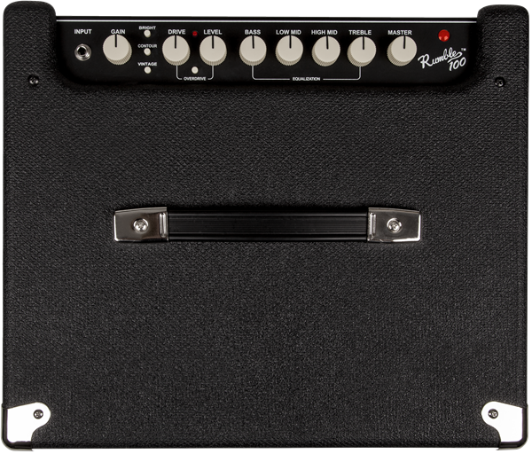 Fender Rumble 100 (V3), 120V, Black/Silver - CBN Music Warehouse