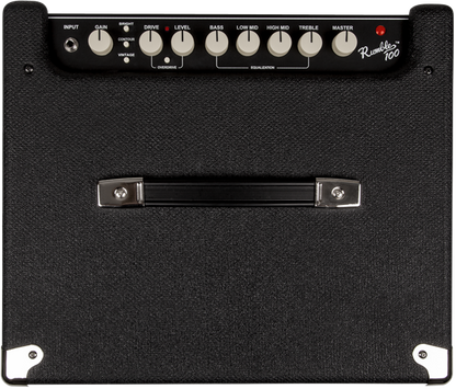 Fender Rumble 100 (V3), 120V, Black/Silver - CBN Music Warehouse