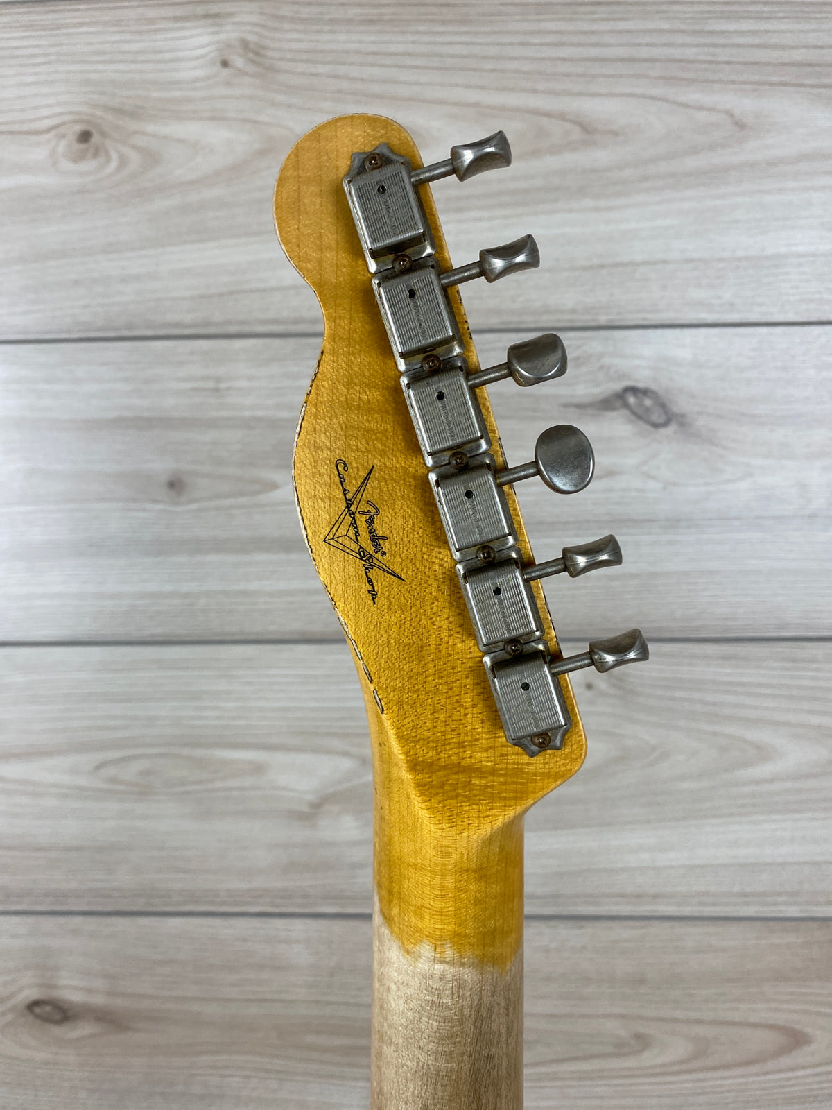 Fender Custom Shop 1960 Telecaster Custom Relic Electric Guitar Aged Lake Placid Blue over 3-Color Sunburst