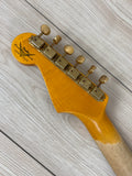 Fender Custom Shop 62 Journeyman Limited Edition Stratocaster Relic Aged Sonic Blue with Gold Hardware - CBN Music Warehouse