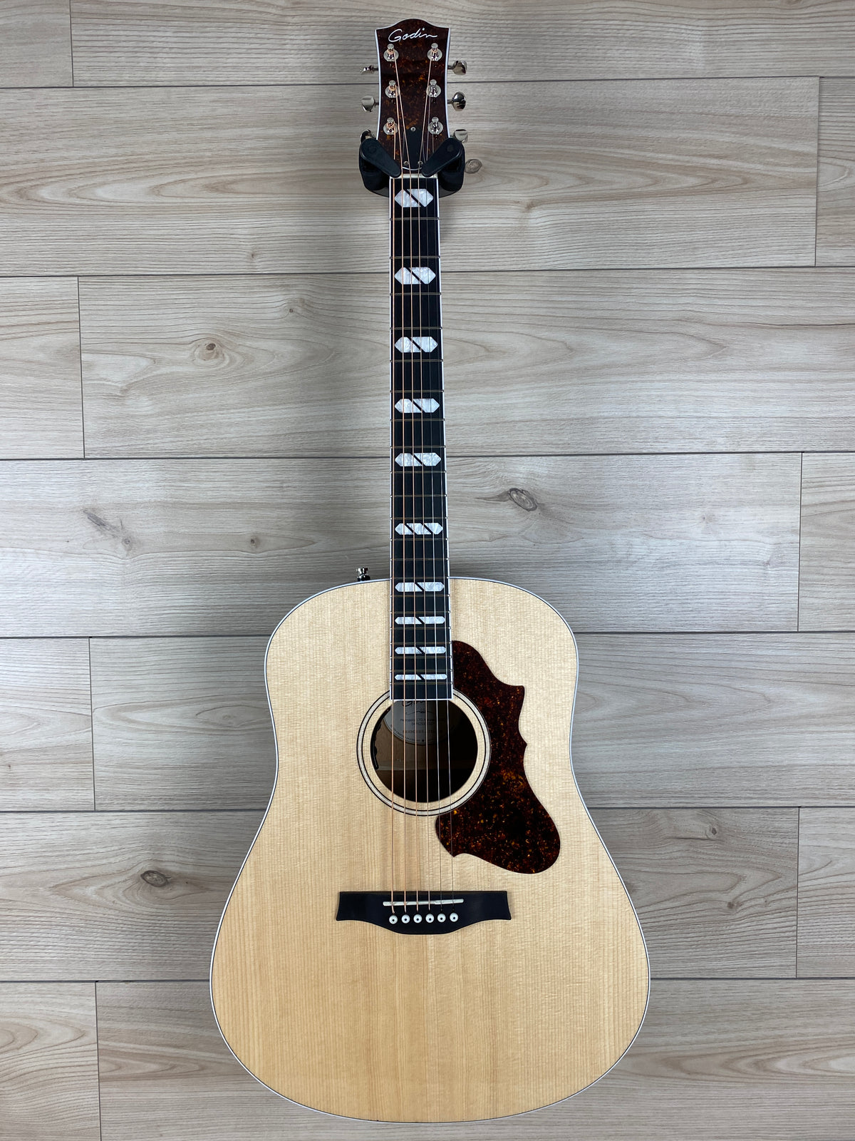 Godin Metropolis LTD Natural High Gloss Acoustic Electric Guitar - #0327