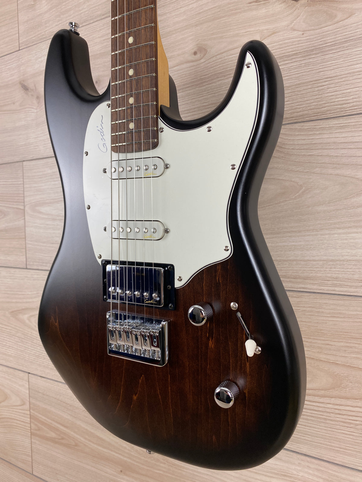 Godin Session HT Electric Guitar Bourbon Burst RN - CBN Music Warehouse