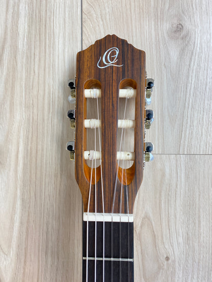 Ortega Family Series RCE125SN Thinline Acoustic-Electric Classical Guitar - CBN Music Warehouse