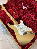 Fender Custom Shop 1957 Stratocaster Relic Electric Guitar - Aged HLE Gold - CBN Music Warehouse