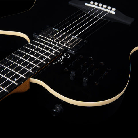 Godin A6 Ultra - High Gloss Black Guitar 030309 – CBN Music Warehouse