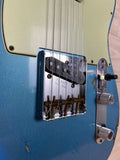 Fender Custom Shop 1960 Telecaster Custom Relic Electric Guitar Aged Lake Placid Blue over 3-Color Sunburst
