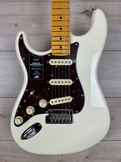 Fender American Professional II Stratocaster Left-Hand, Olympic White - CBN Music Warehouse