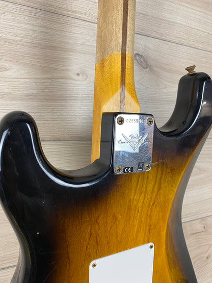Fender Custom Shop Eric Clapton Signature Journeyman Relic Stratocaster - 2-Color Sunburst - CBN Music Warehouse