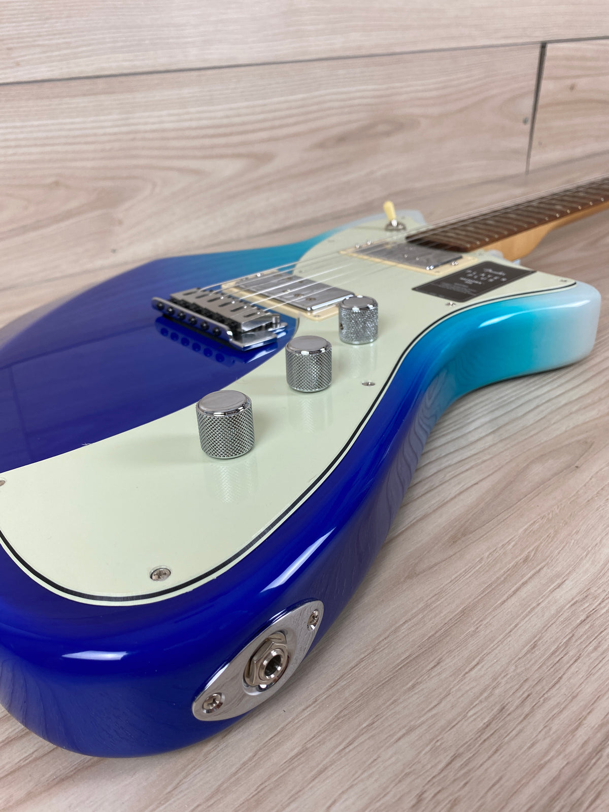 Fender Player Plus Meteora HH Electric Guitar, Belair Blue - CBN Music Warehouse